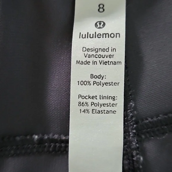 Lululemon Short Color Gray Size 8 - Picture 6 of 6